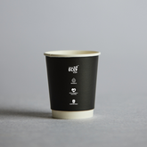 TRULY ECO DOUBLE WALL BLACK CUP COFFEE 500 pieces